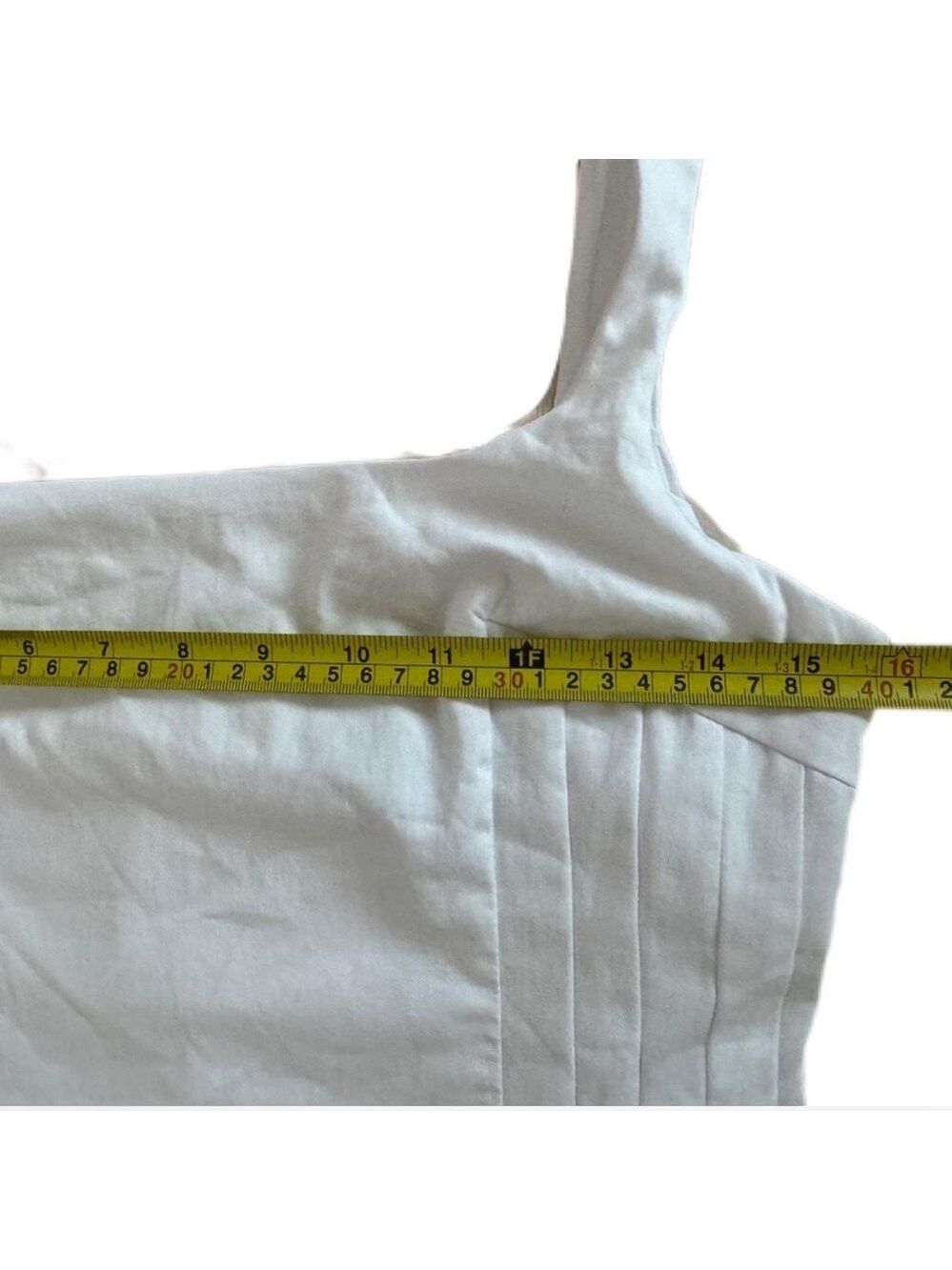 Zara White Pleated Tennis Golf Dress size L Large - Picture 4 of 6